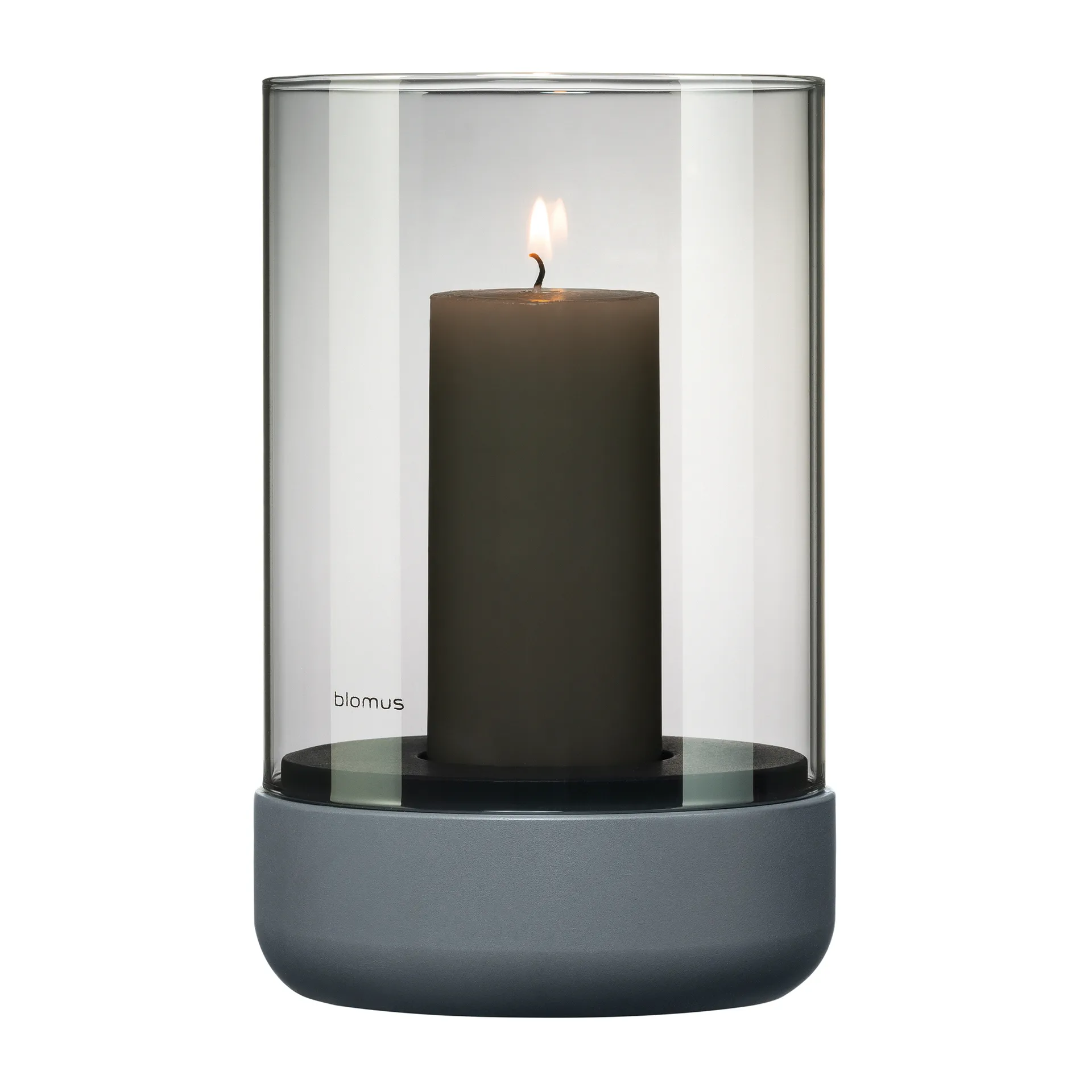 Calma stormlykt Ø12 cm, Gray-smoke blomus