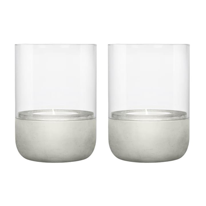 Calma Telysholder Ø 7 cm 2-pakning, Light grey blomus
