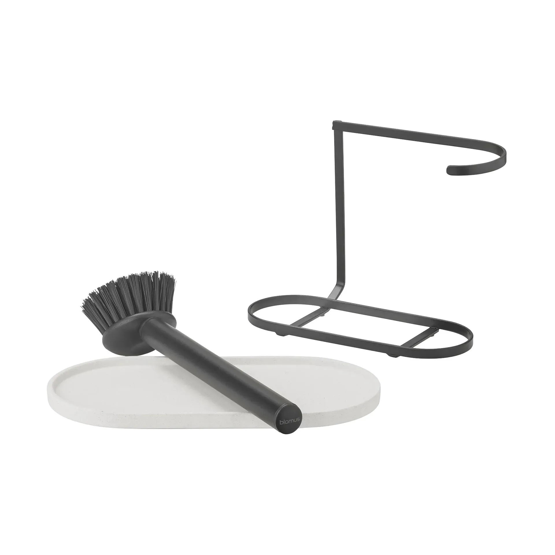 Dhuva oppvaskbørste- og såpedispenser, Lily White blomus