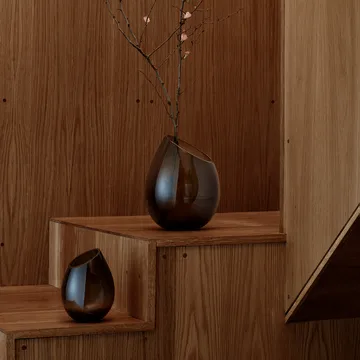 Drop vase liten - Coffee - blomus