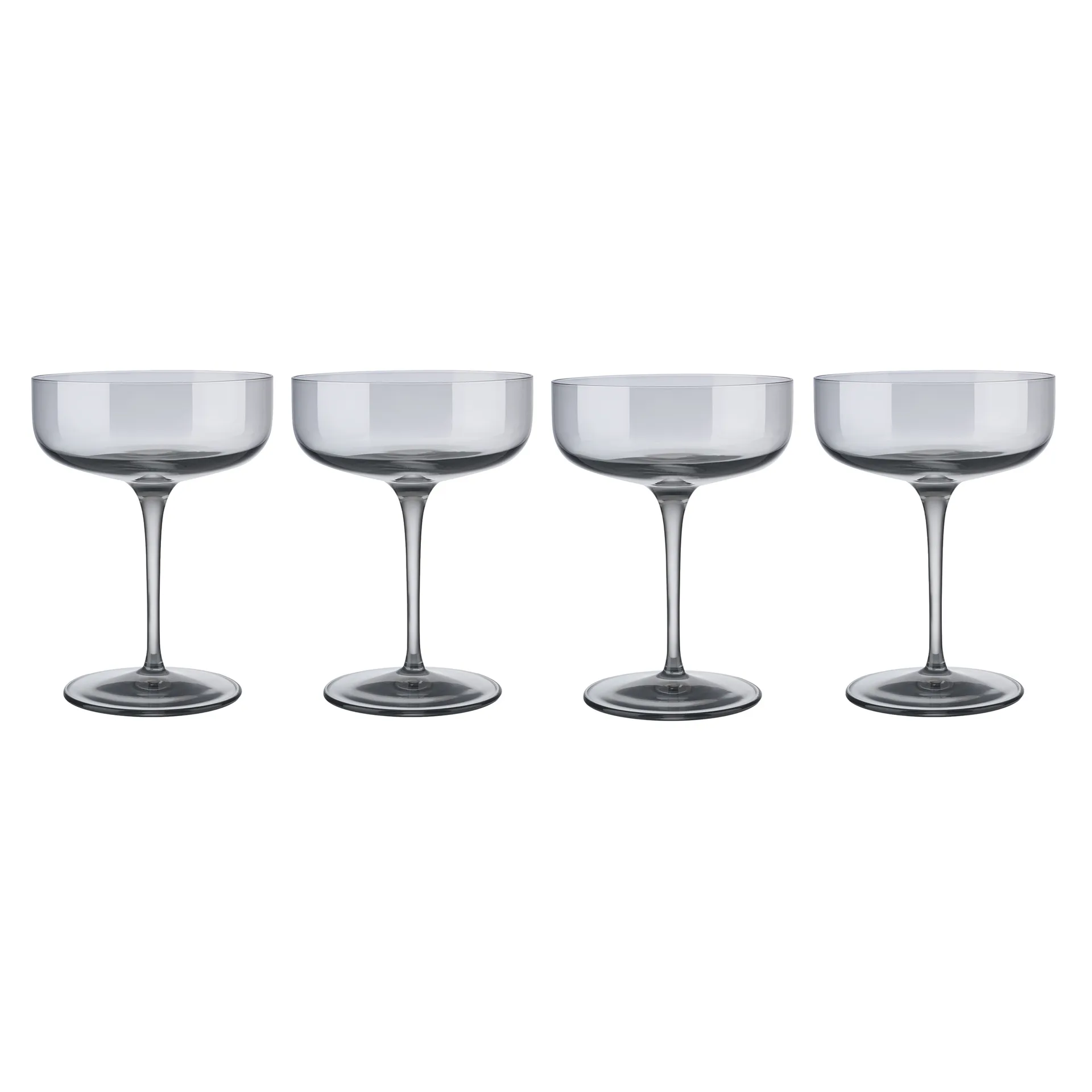 Fuum champagneglass coupe 30 cl 4-pakning, Smoke blomus