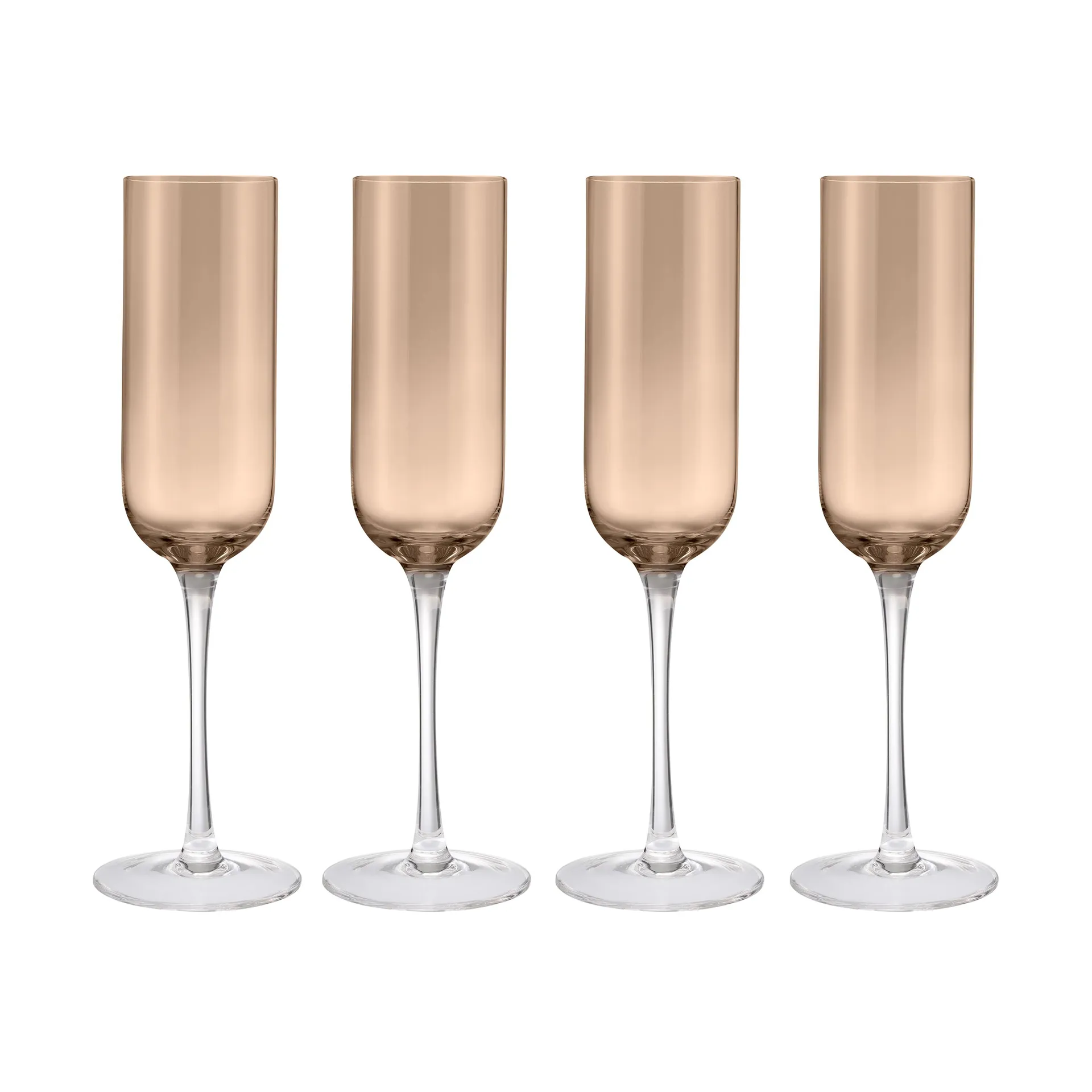 Fuumi champagneglass 22 cl 4-pk, Coffee-Klar blomus