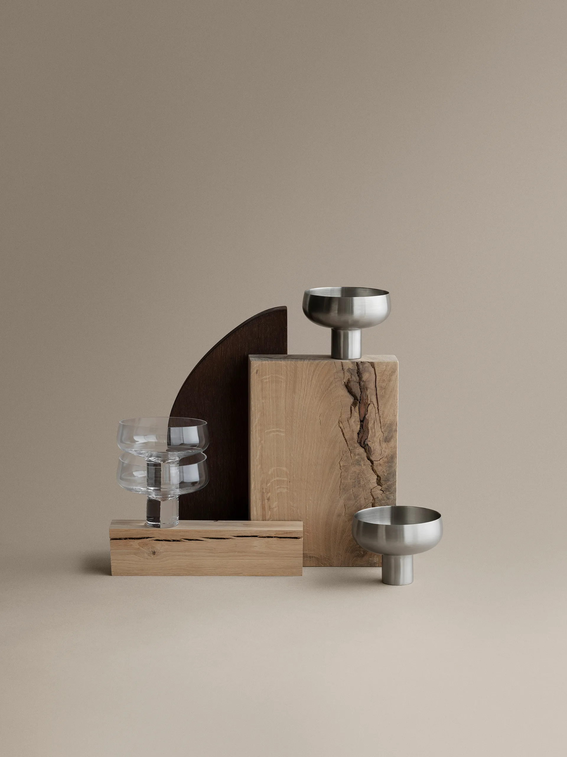 Koyoi champagneglass Coupe 9 cl, Rustfritt stål blomus