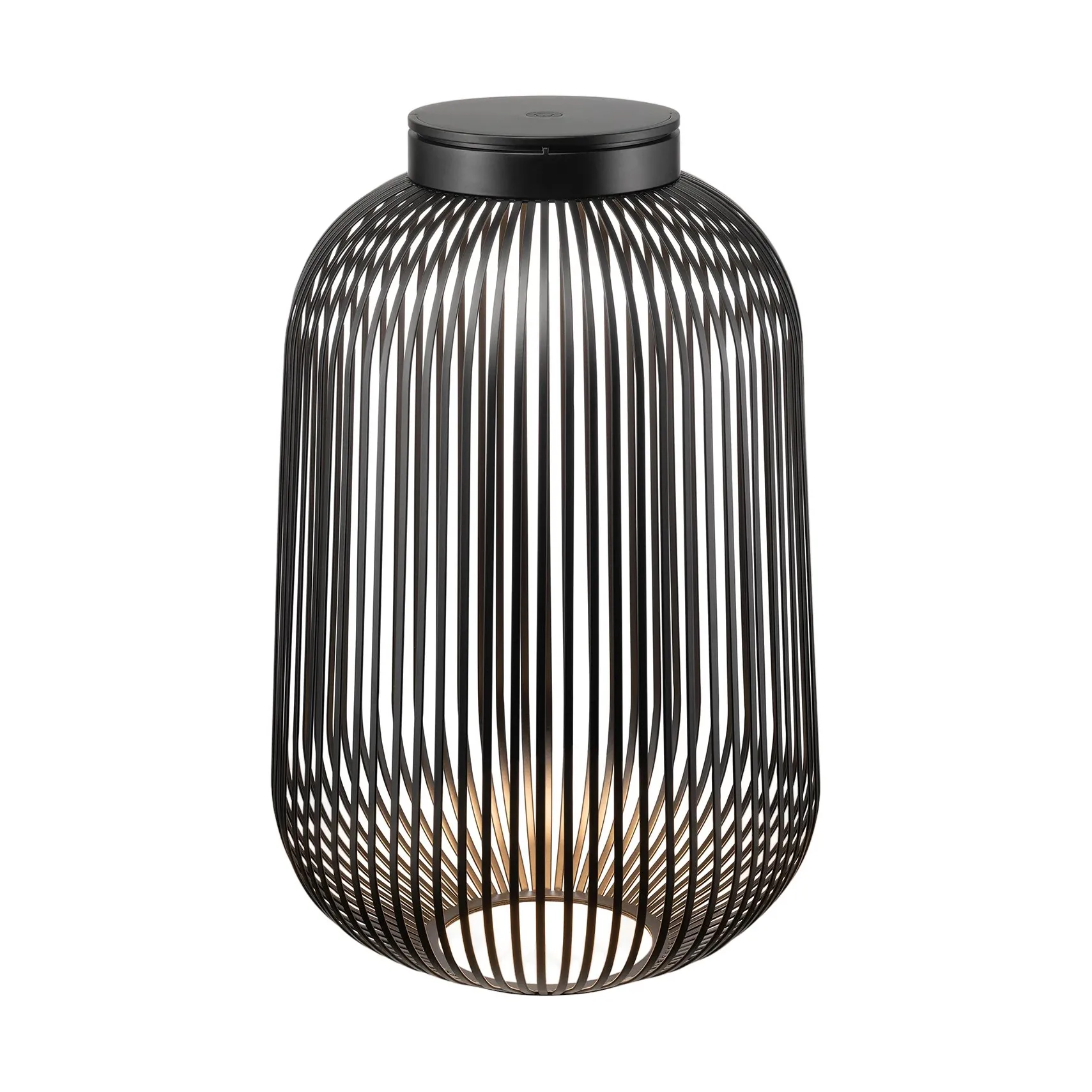 Lito LED-Lampe L, Svart blomus
