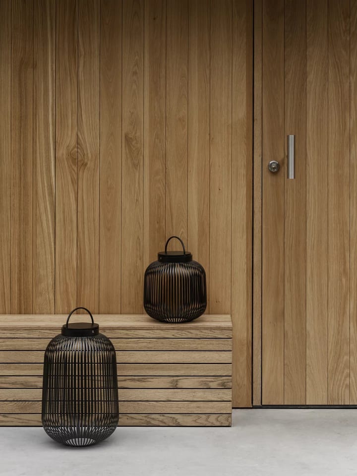 Lito LED-Lampe L, Svart blomus