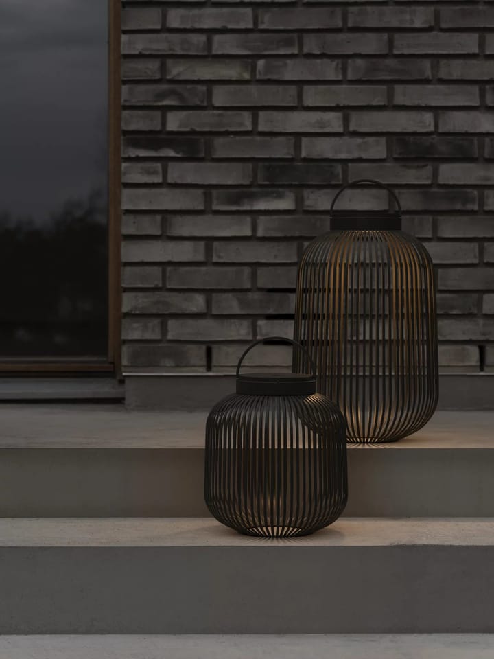Lito LED-Lampe L, Svart blomus