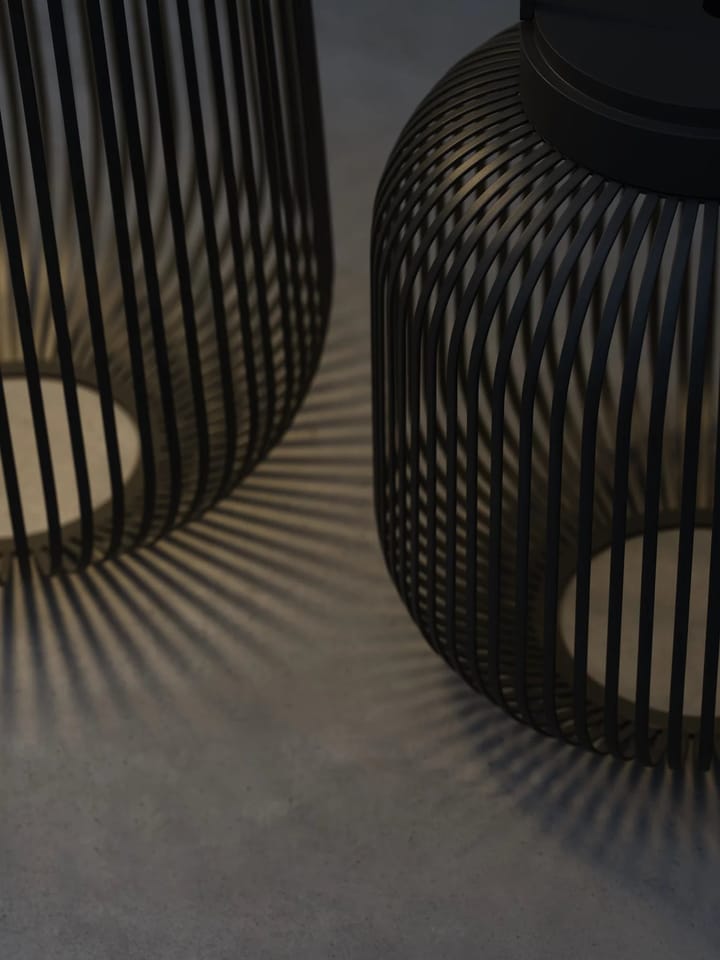 Lito LED-Lampe L, Svart blomus