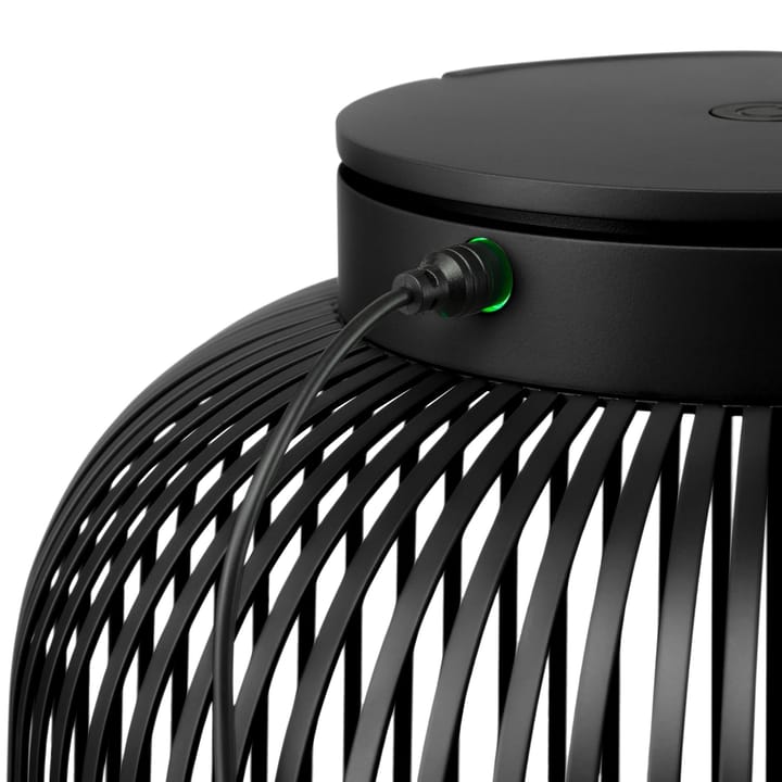 Lito LED-Lampe M, Svart blomus