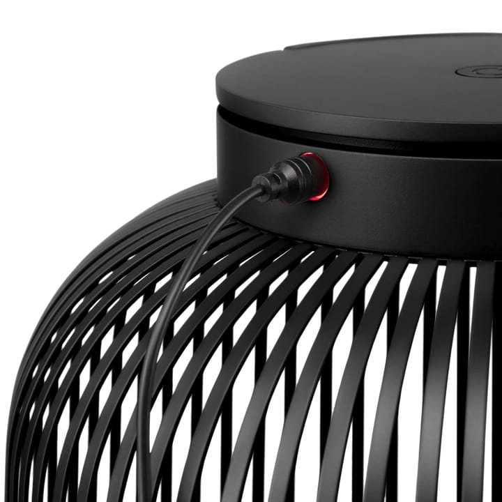 Lito LED-Lampe M, Svart blomus