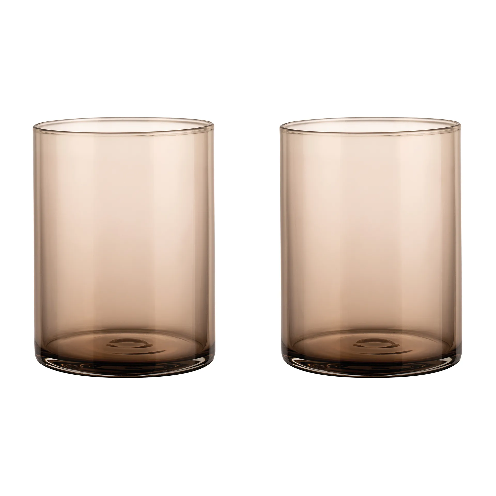 Mera glass 22 cl 2-pakning, Coffee blomus