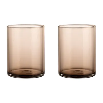 Mera glass 22 cl 2-pakning - Coffee - blomus