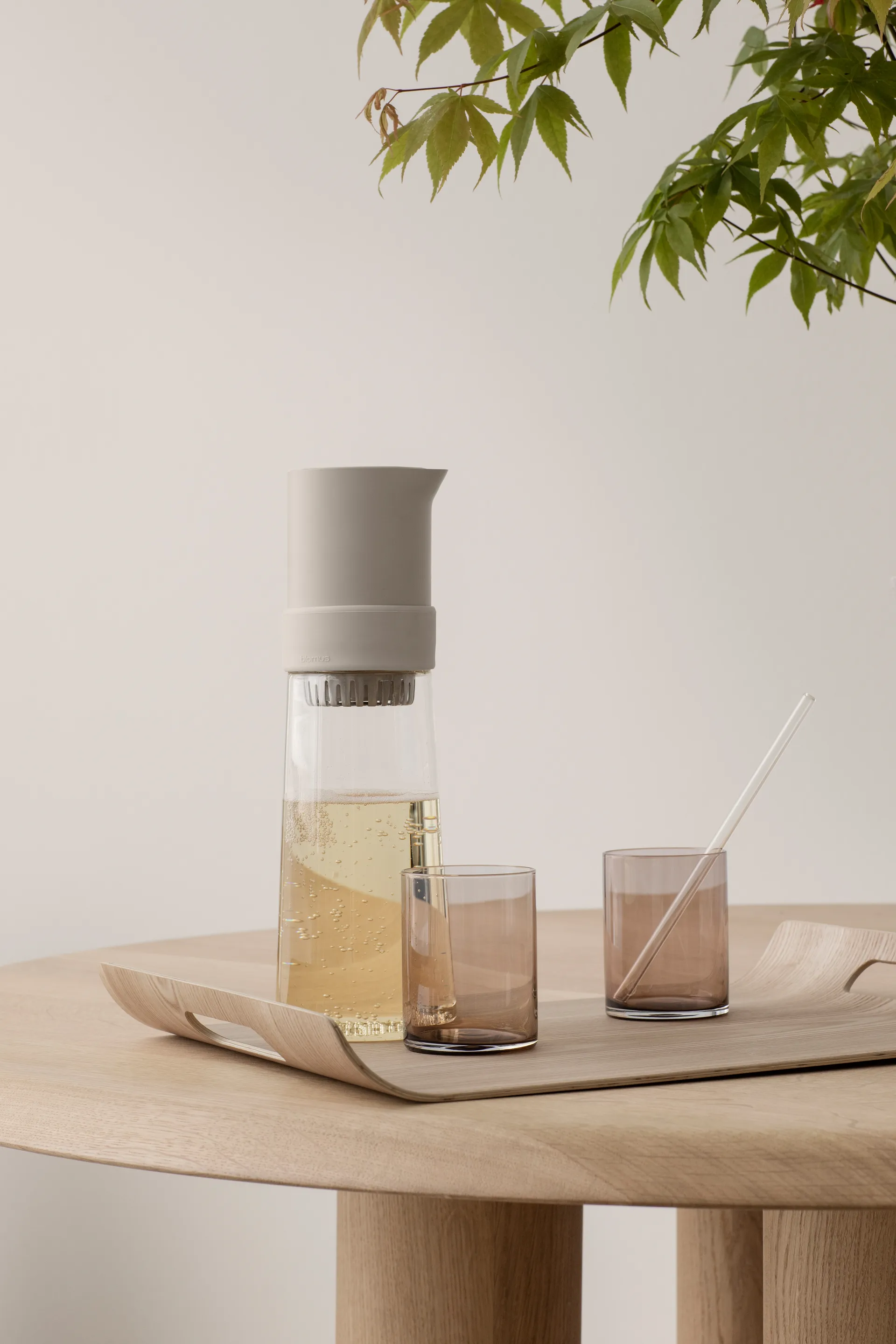 Mera glass 22 cl 2-pakning, Coffee blomus