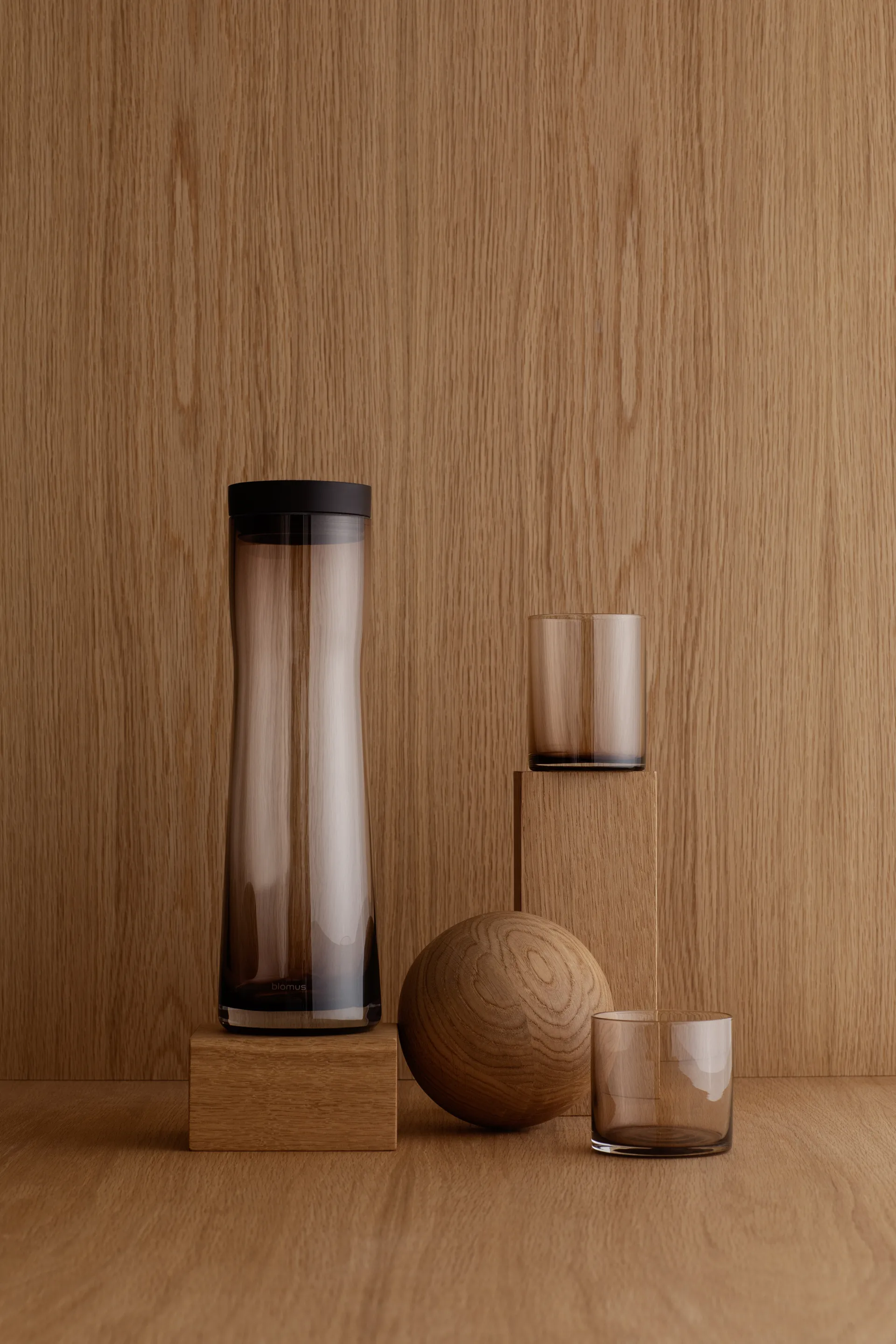 Mera glass 22 cl 2-pakning, Coffee blomus