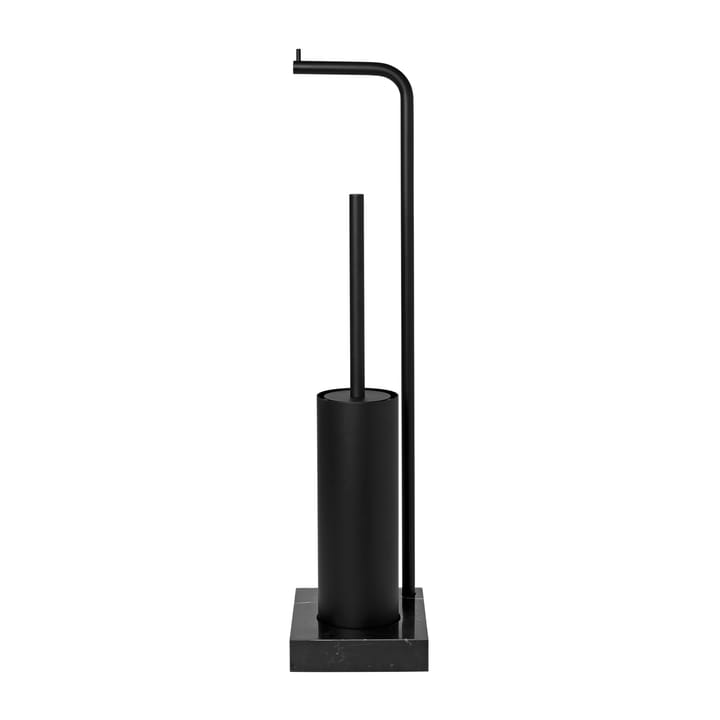 Modo toalettpapirholder og toalettbørste - Svart - Blomus