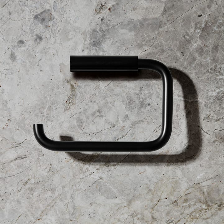 Modo toalettpapirholder, Svart blomus