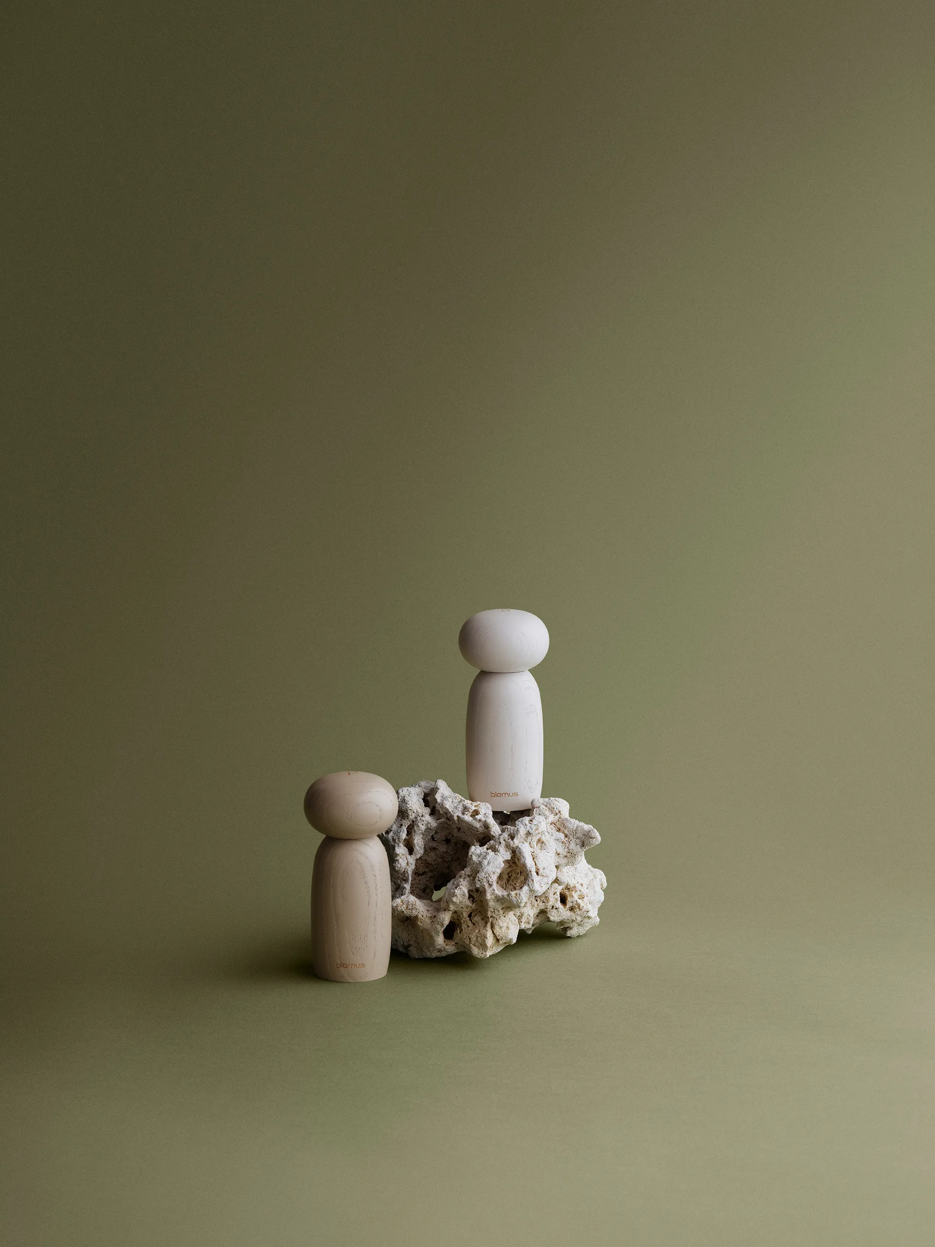 Moli Salt- og pepperkvernsett 13 cm, Moonbeam blomus