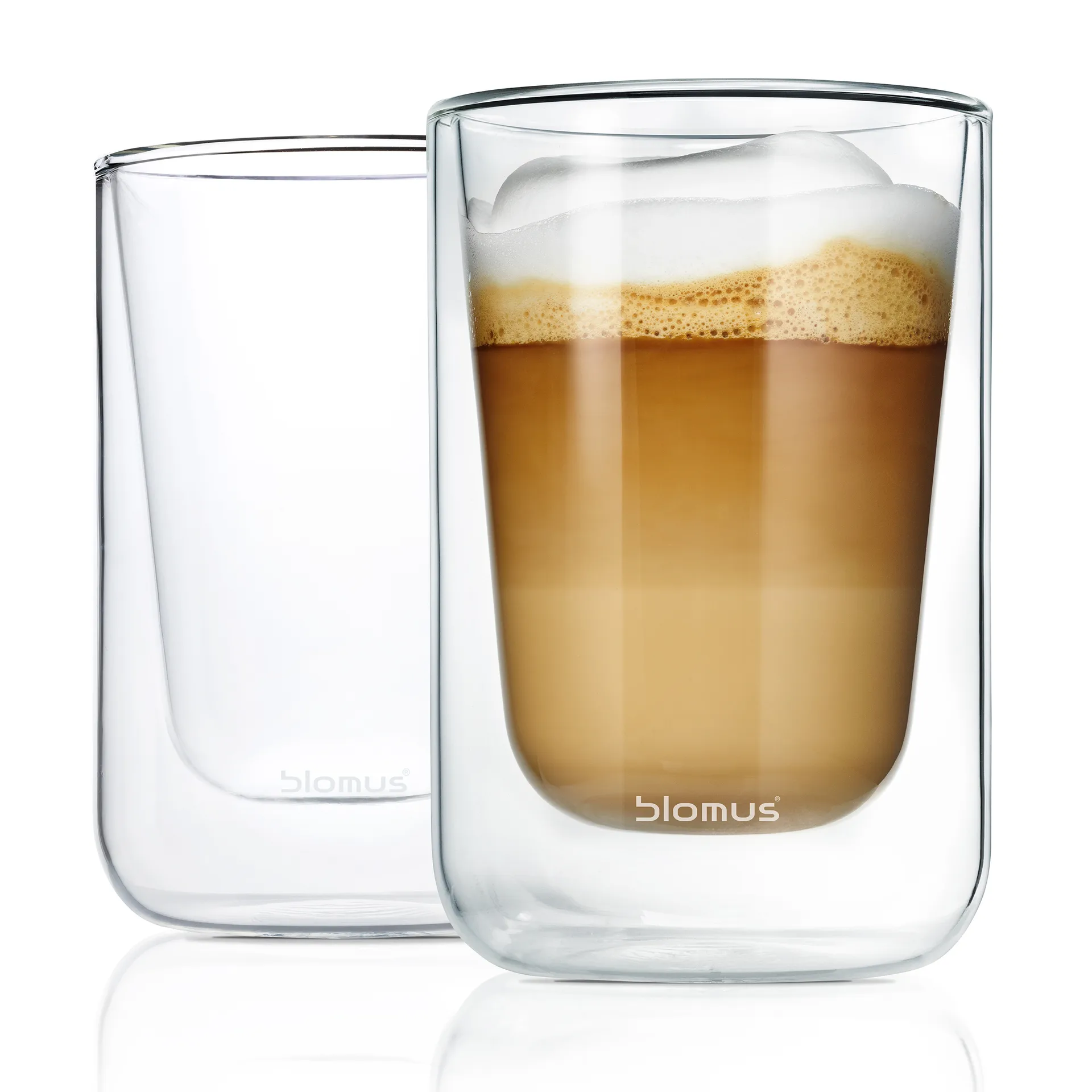 Nero isolerande cappuccinoglass 2-stk., Klar blomus