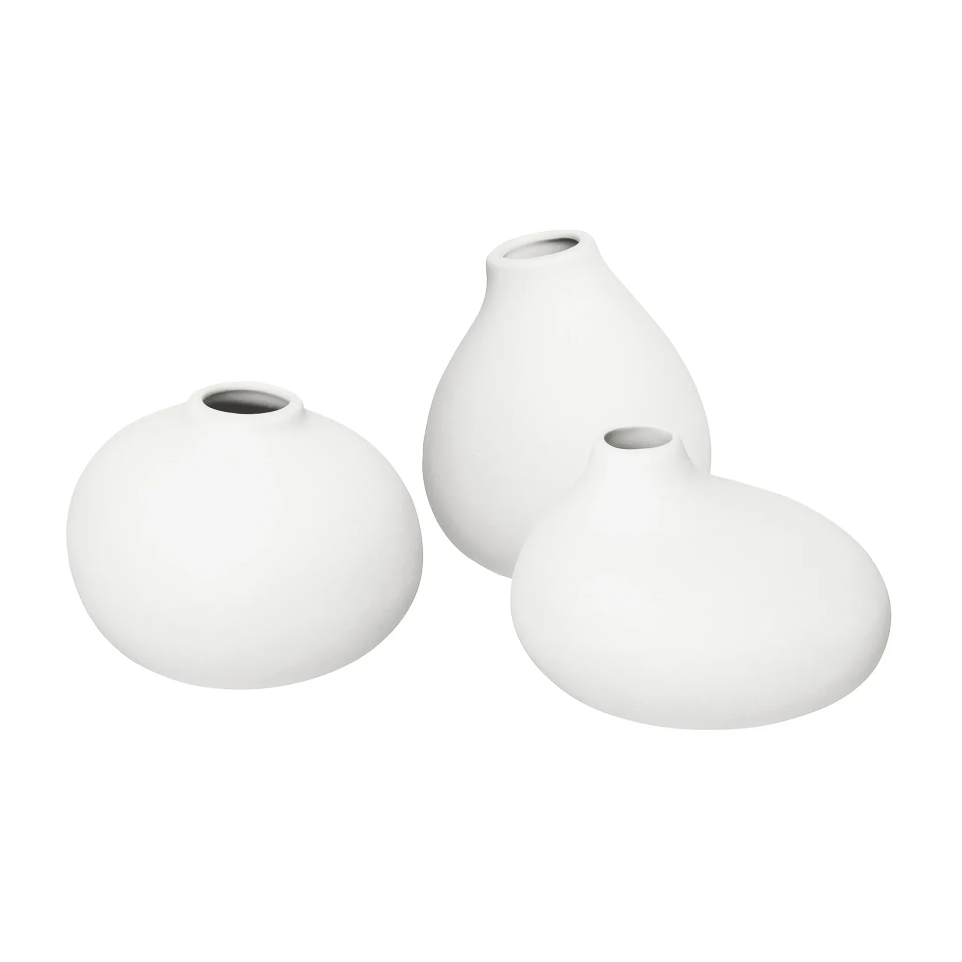 Nona vase 3-pakning, White blomus