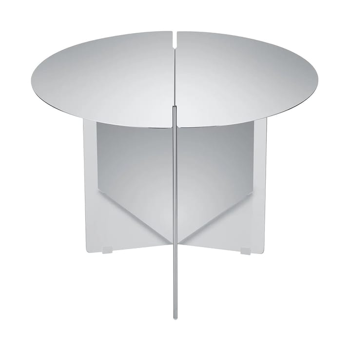 ORU sidebord M Ø50 cm, Polert rustfritt stål blomus