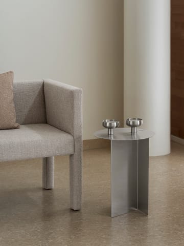 ORU sidebord S Ø35 cm - Matt rustfritt stål - blomus