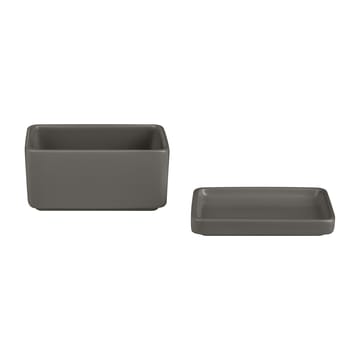 Pilar smørboks-oppbevaringsboks 250 ml - Pewter - blomus
