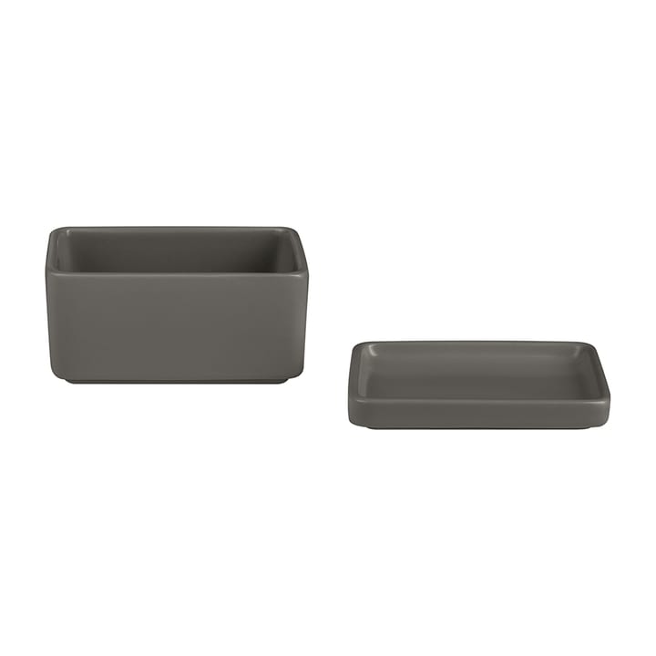 Pilar smørboks-oppbevaringsboks 250 ml, Pewter blomus