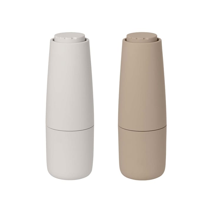 Salpi salt- og pepperkvern plast - Nomad-moonbeam (beige-grå) - Blomus