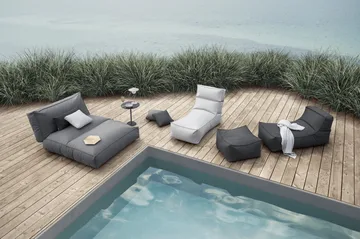 STAY dagseng sittepuff 190x120 cm - Stone - blomus