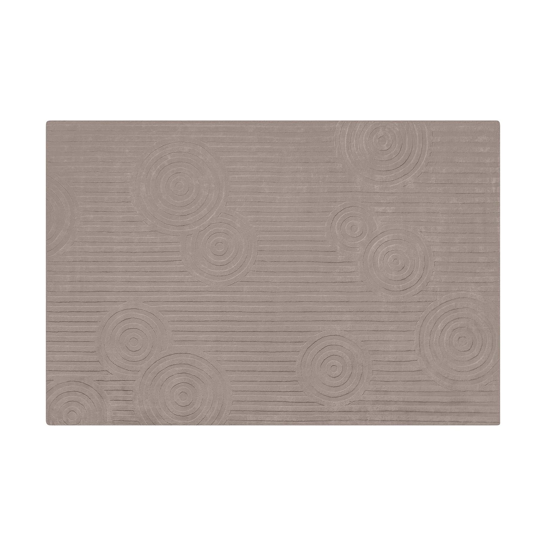 Uzu teppe L 200x300 cm, Taupe blomus