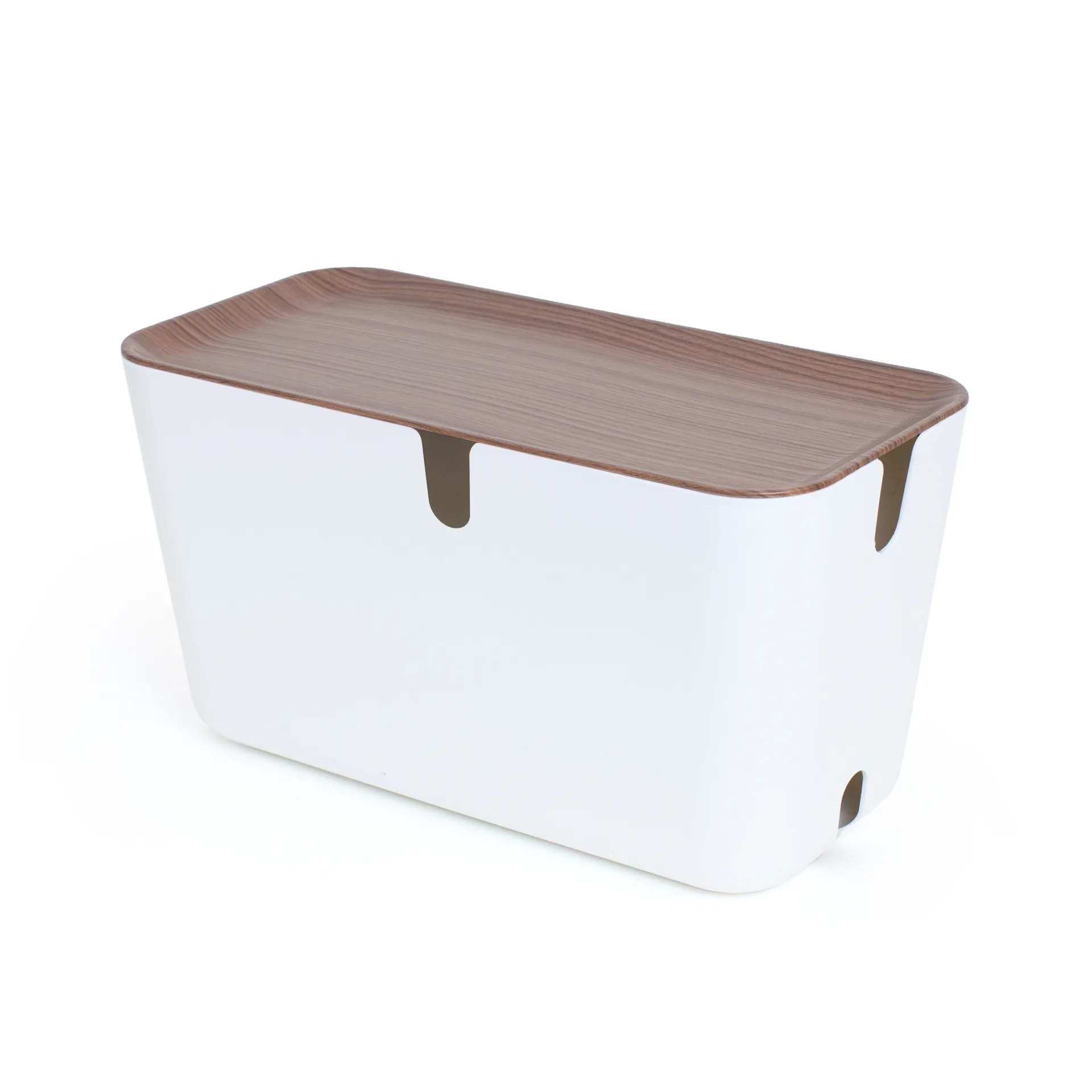 Cable Organiser XXL kabelsamler, Mørk tredekor Bosign