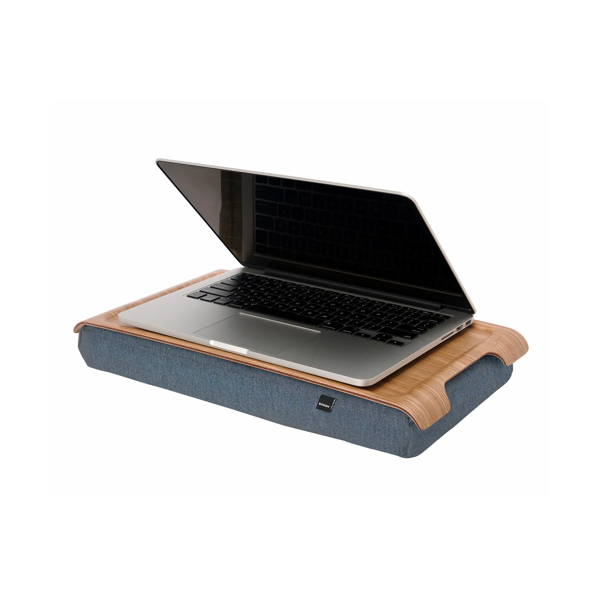 Knebrett mini, Pilträ - salt og pepper grå Bosign