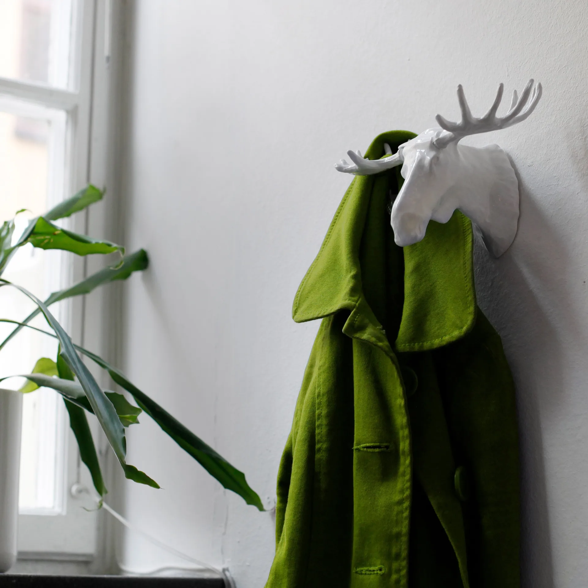 Moose kleshenger, hvit Bosign