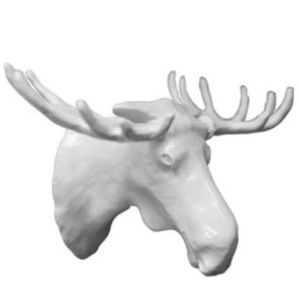 Moose kleshenger, hvit Bosign