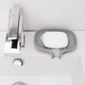 Såpeskål med avløpsrør silikon - Grå - Bosign