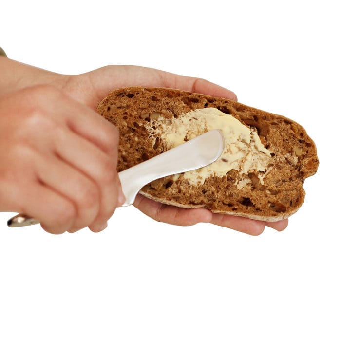 Selvstående smørkniv large, rostfri Bosign