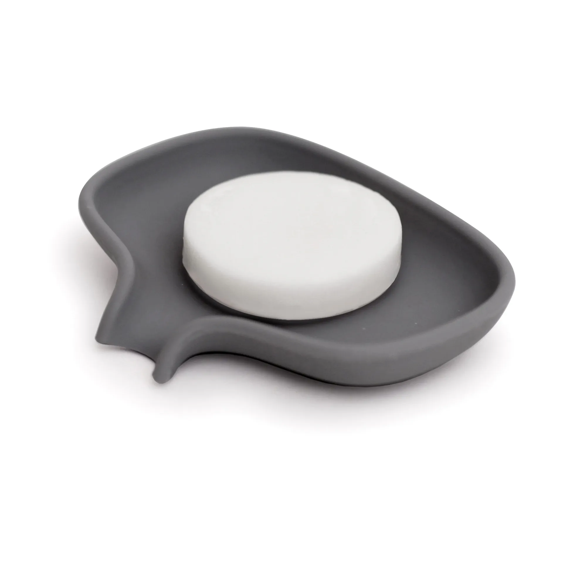 Soap Saver Flow såpefat med dreneringsrør small, Grafittgrå Bosign