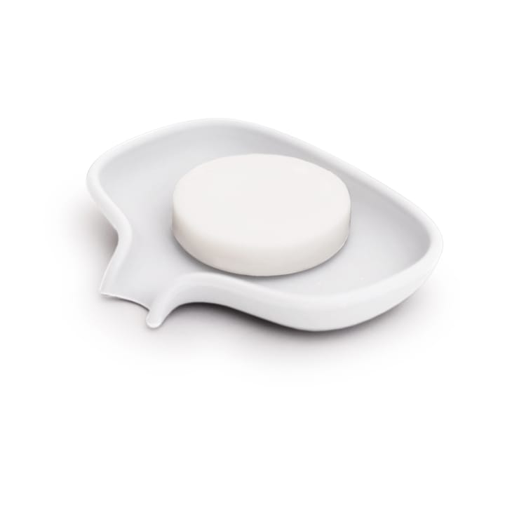 Soap Saver Flow såpefat med dreneringsrør small, Hvit Bosign