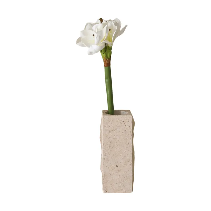 Amaryllis kunstig blomst - Hvit, 73 cm - Botané