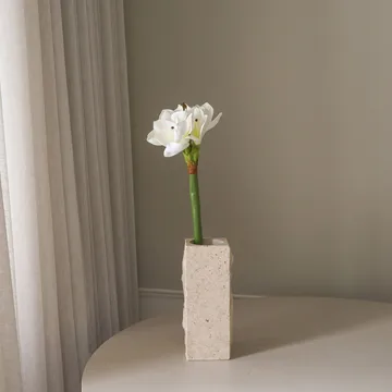 Amaryllis kunstig blomst - Hvit, 73 cm - Botané
