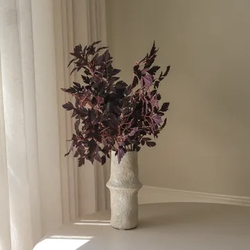 Burgundy Plum Leaves kunstig bukett - 85 cm, 4 stk. - Botané