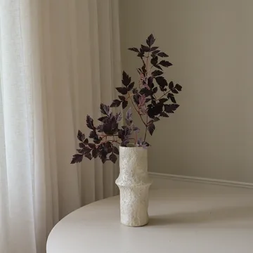 Burgundy Plum Leaves kunstig bukett - Rød, 85 cm, 1 stk - Botané