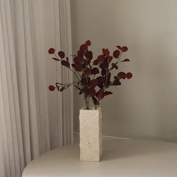 Eukalyptus kunstig kvist - Burgundy, 84 cm - Botané