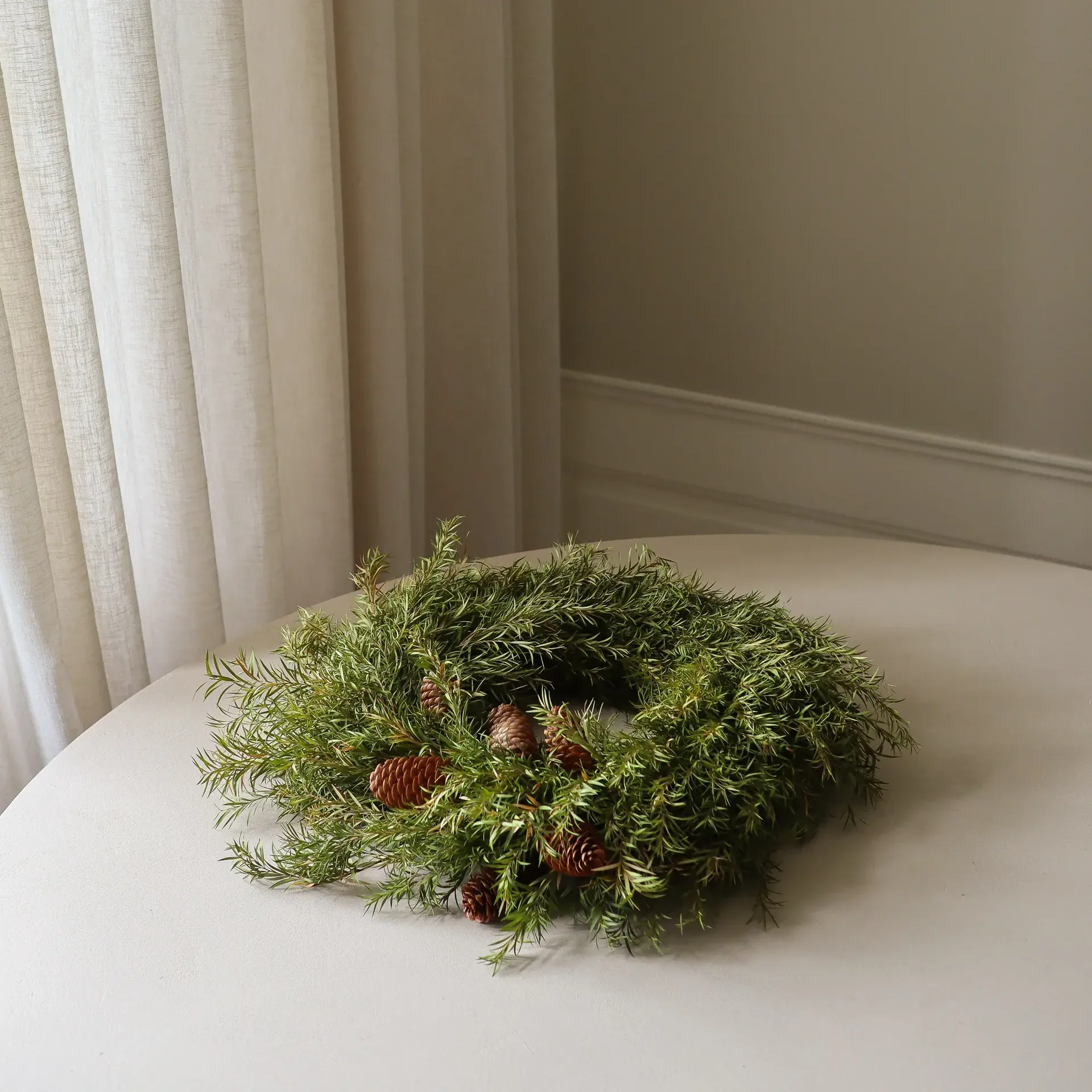 Evergreen Pine Wreath krans, Granbar, Ø40 cm Botané