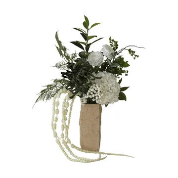 Green veil kunstig bukett - Ranunkel, hortensia, amarant, 85 cm - Botané
