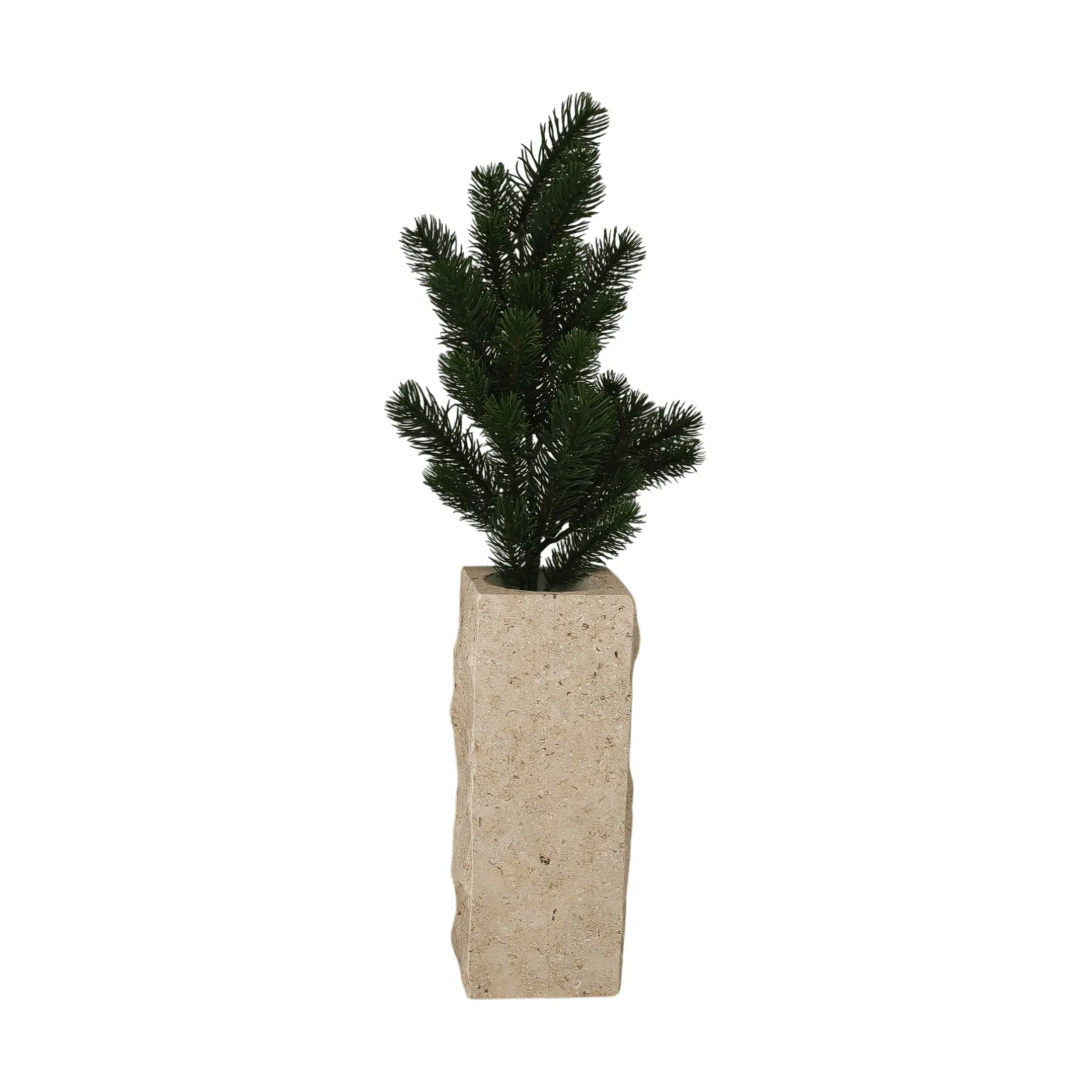 Gren av tall kunstig plante, Grønn, 65 cm Botané