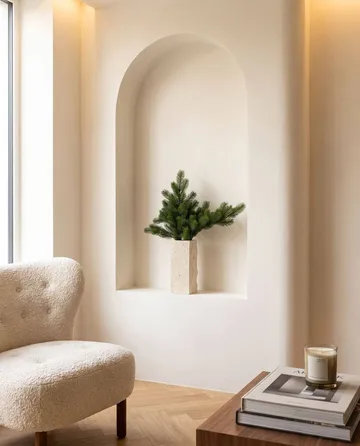 Gren av tall kunstig plante - Grønn, 65 cm - Botané