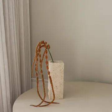Hengende amarant kunstig blomst - Brun, 112 cm - Botané
