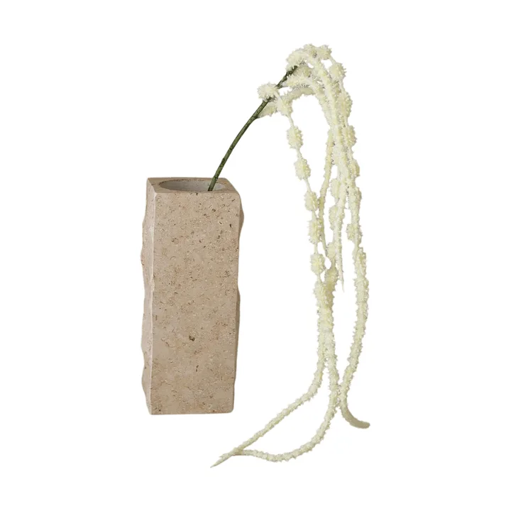 Hengende amarant kunstig blomst - Hvit, 112 cm - Botané