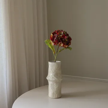 Hortensia kunstig blomst - Dyp burgunder, 60 cm, 1 stk - Botané