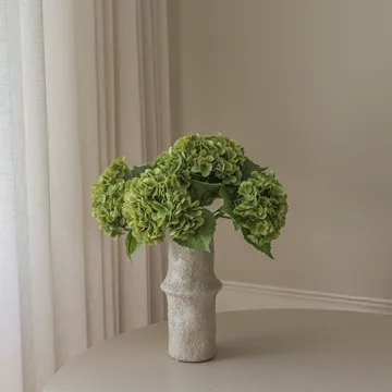 Hortensia kunstig bukett - Mosegrønn, 51 cm, 6 stk - Botané